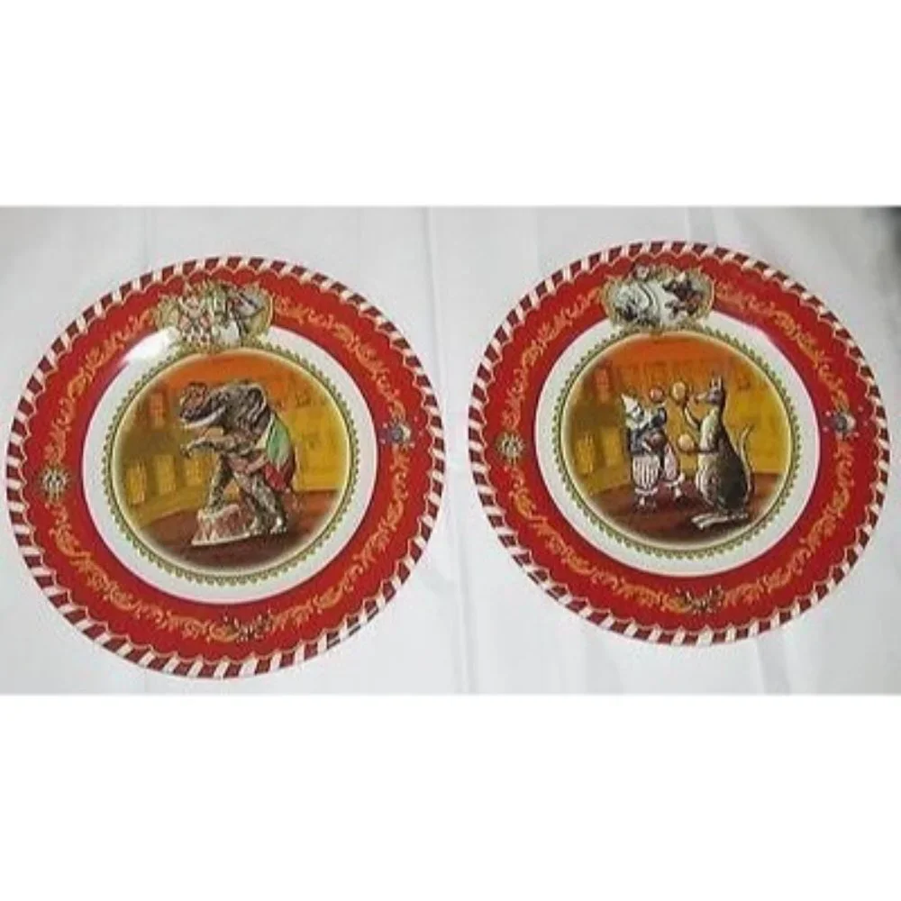 Restoration Hardware Enamel Metal Plates